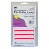 Charles Leonard File Folder Labels, Red, PK2976 45230